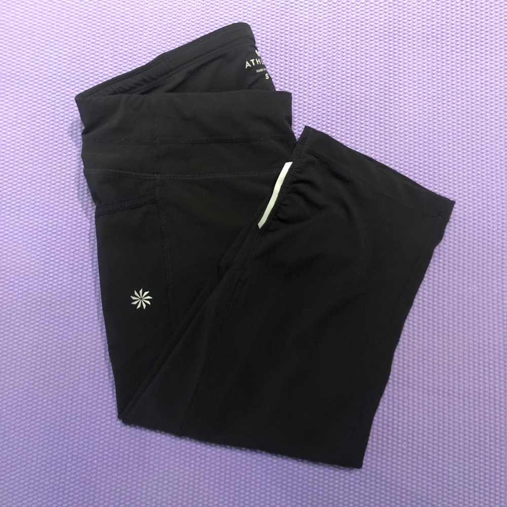 Athleta black Small crop leggings